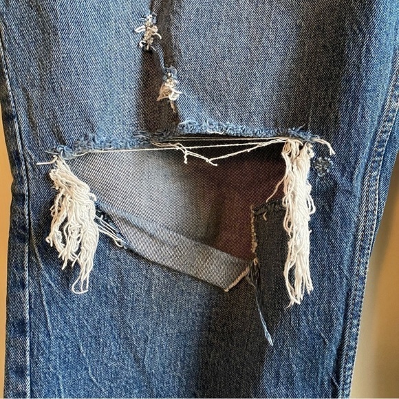 ABERCROMBIE & Fitch Curve Love '90s Ultra High Rise Straight Jeans Plus 37R/ 24 - Picture 7 of 13